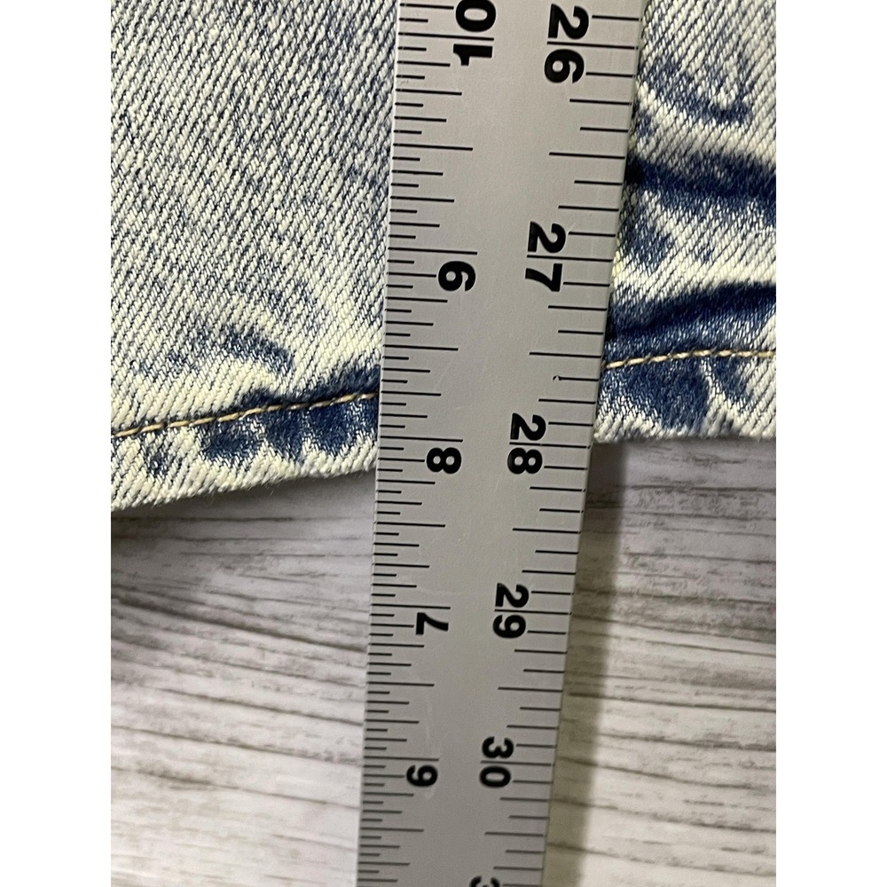 American Eagle Outfitters Jeans Womens 10 Blue Boyfriend Acid Wash Rainbow - Picture 5 of 13